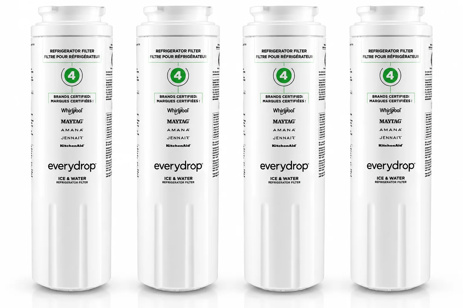 everydrop by Whirlpool Ice & Water Refrigerator Filter 4 – EDR4RXD1, Green - Image 4